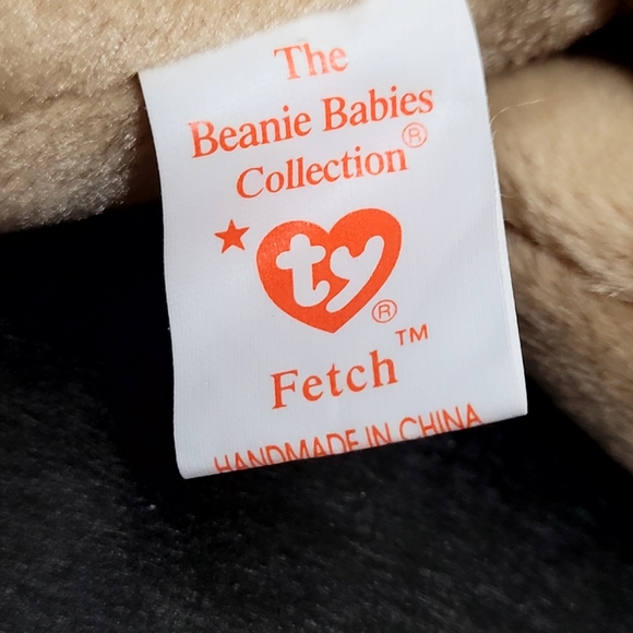 TY Beanie Babies Fetch The Dog - Picture 7 of 11